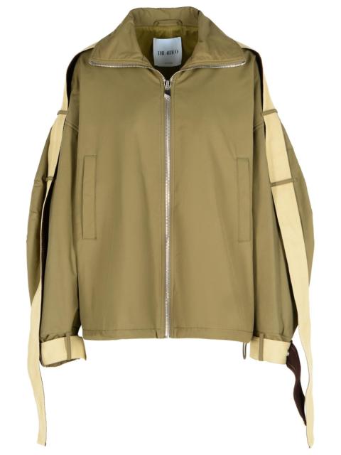 THE ATTICO The Attico Cotton Blend Jacket Green Women