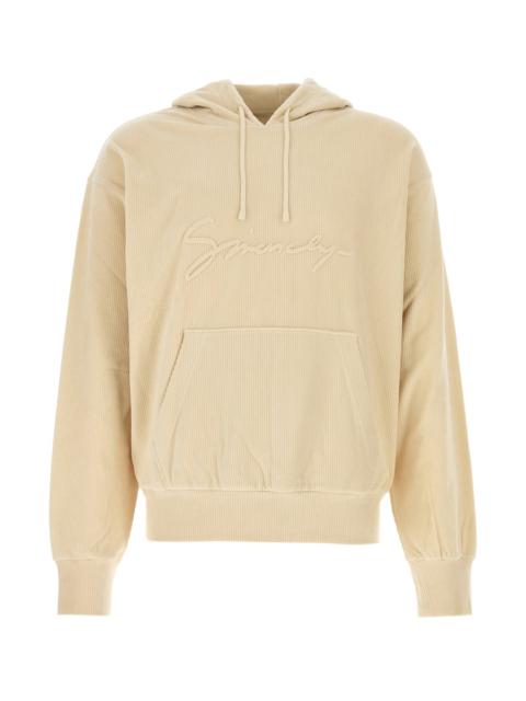Givenchy Cream stretch corduroy sweatshirt