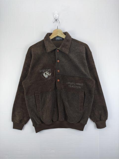 Other Designers Vintage Sweater Fleece Half Button Lodging House