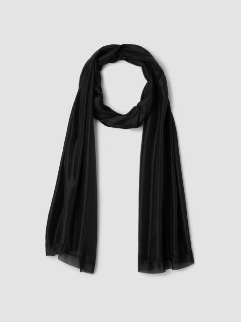EILEEN FISHER Washed Organic Silk Scarf