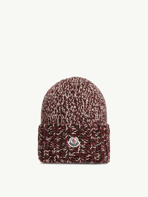 Moncler Mouliné Wool Blend Beanie