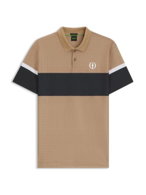 BOSS THE OPEN ACTIVE PADDY POLO SHIRT