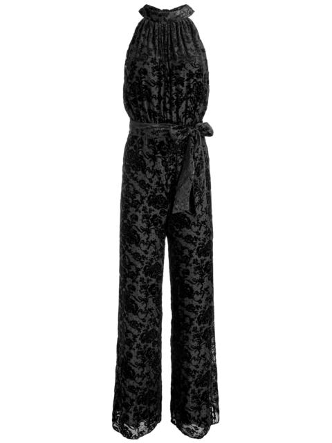 Alice + Olivia THELMA HALTER NECK JUMPSUIT