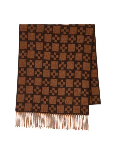 Sandro SANDRO Wool scarf in Cognac at Nordstrom