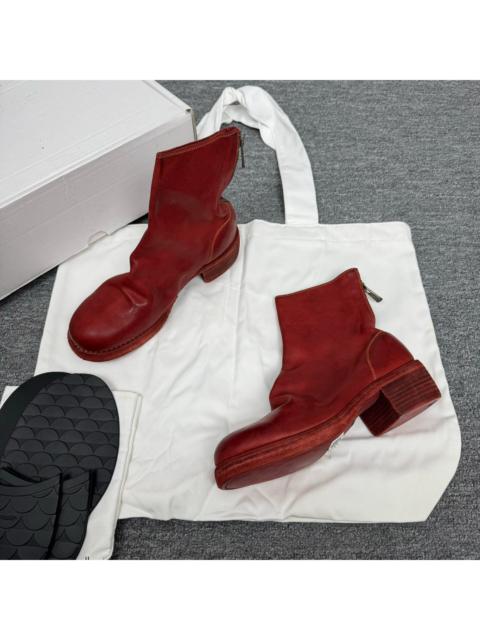 Guidi Guidi 796z Red Back Zip Boots