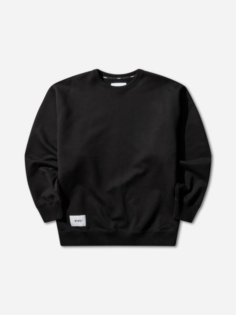 WTAPS Men's SIGN-YD Crewneck Sweatshirt Black
