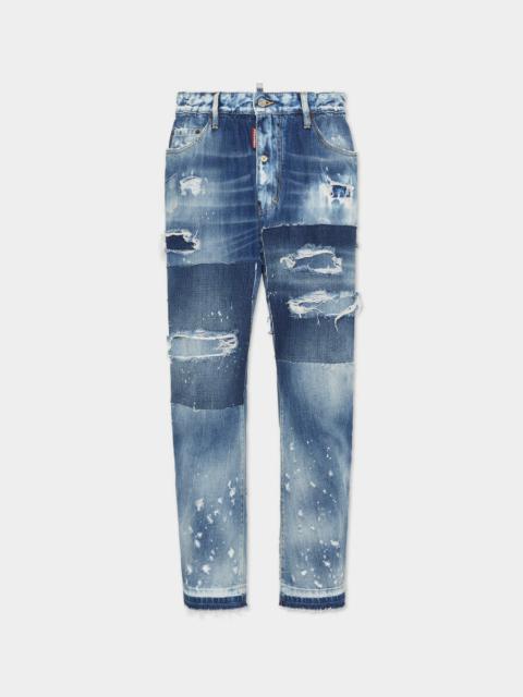 DSQUARED2 MEDIUM RIPPED WASH BIG BROTHER JEANS