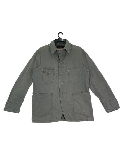 Other Designers Vintage - Rare Levis workwear chore jacket button up