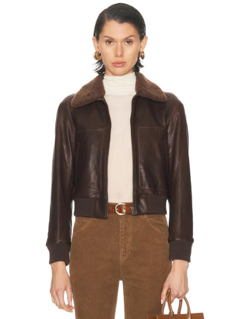 NILI LOTAN Tom Leather Jacket
