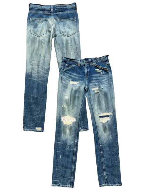 Other Designers Japanese Brand - Minor Chord Distressed Ripped Faded Denim Jeans 33x34