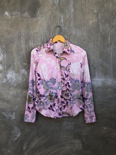 Etro Etro Milano Button Up Batik Pattern