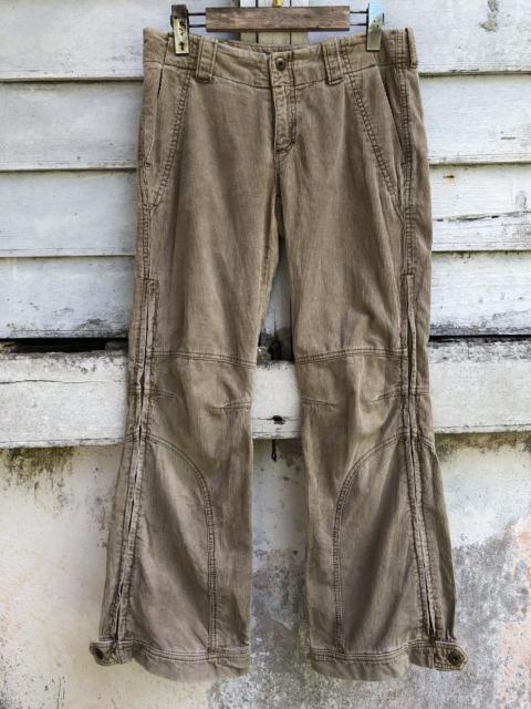 Other Designers If Six Was Nine - g.u.u Flared Corduroy Zipper Wide Leg LGB Style