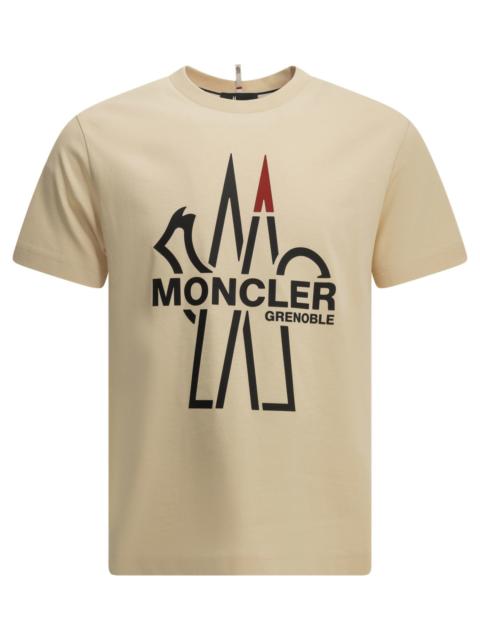 Moncler Grenoble Moncler Grenoble Crewneck T-shirt Beige Men