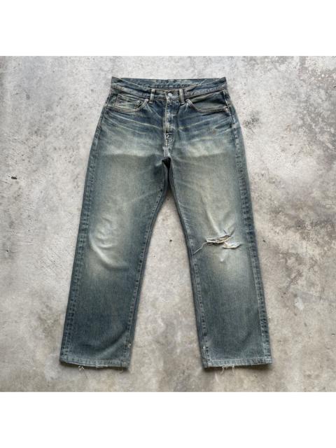 Other Designers Japanese Brand - RUSTY🔥 Japanese Vintage Faded Distressed Jeans Denim Pants