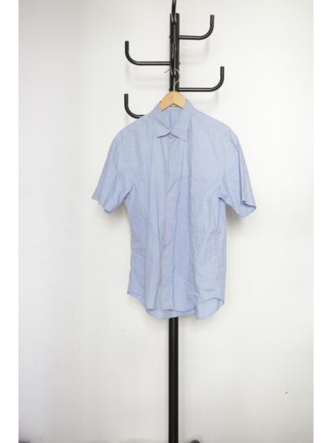 Other Designers Issey Miyake - Blue Short Sleeve Buttonup