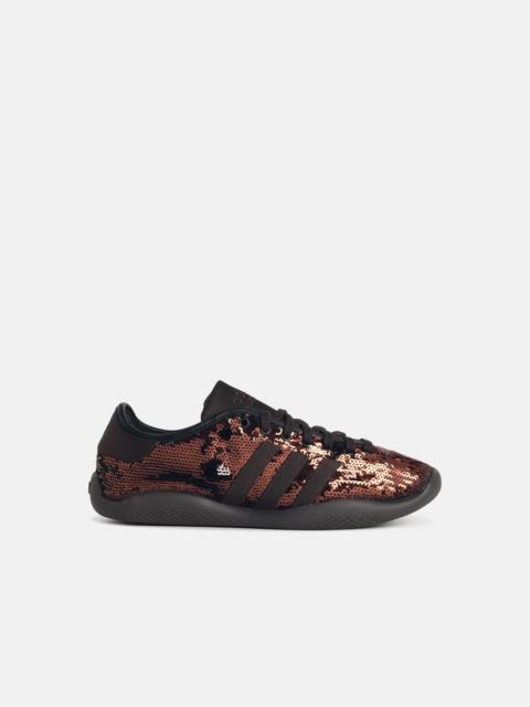 adidas 'KARINTHA SEQUIN' BROWN FABRIC SNEAKERS