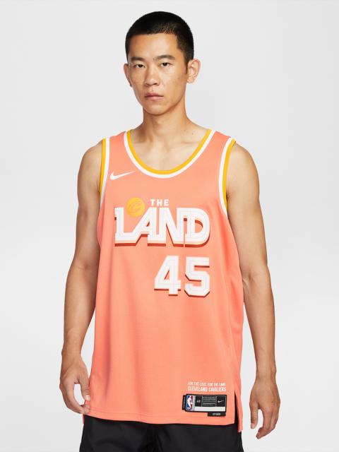 Nike Donovan Mitchell Cleveland Cavaliers City Edition Men's Nike NBA Swingman Jersey