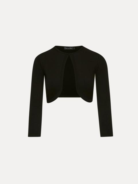 Oscar de la Renta WOOL-BLEND BOLERO