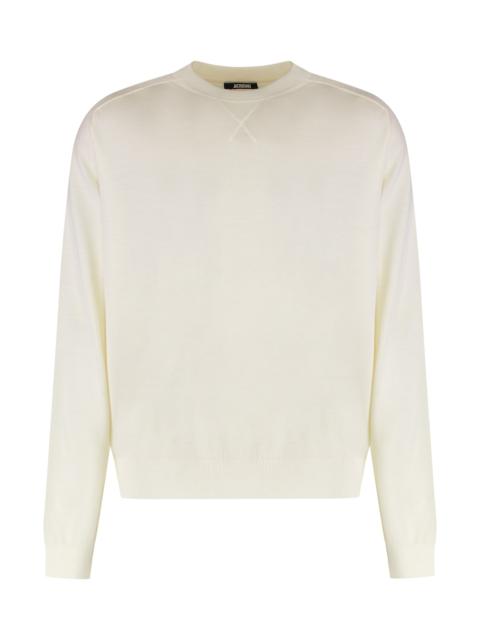 JACQUEMUS Sweater With Round Neck Made Of Merino Wool