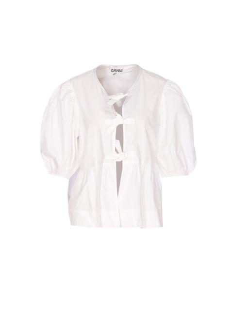 GANNI Ganni Women Peplum Shirt