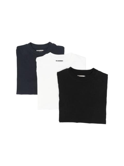 logo-patch T-shirt (pack of three)