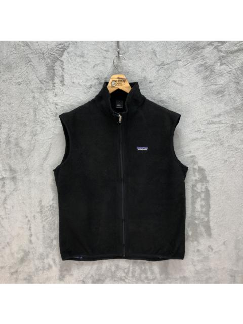 Other Designers Vintage - VINTAGE PATAGONIA MADE IN USA BLACK FLEECE VEST #5273-182