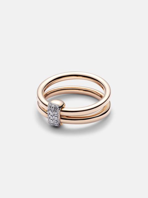 Pomellato Together 18kt rose gold ring with diamonds