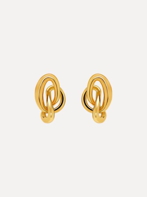 Oscar de la Renta O KNOT EARRINGS