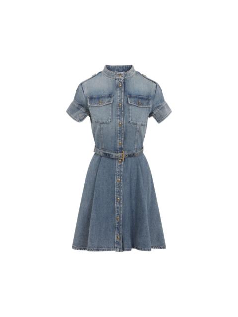 Alexander McQueen Alexander Mcqueen Denim Mini Dress Women