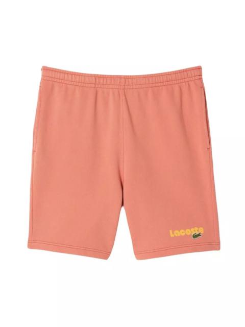 LACOSTE Men's Bubble Logo Fleece Shorts