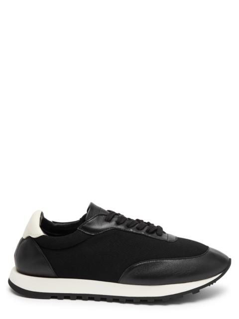 Owen panelled mesh-knit sneakers