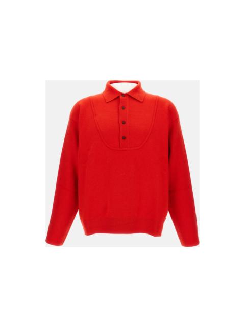 JACQUEMUS Polo 'la Maille Vareuse Pallone'