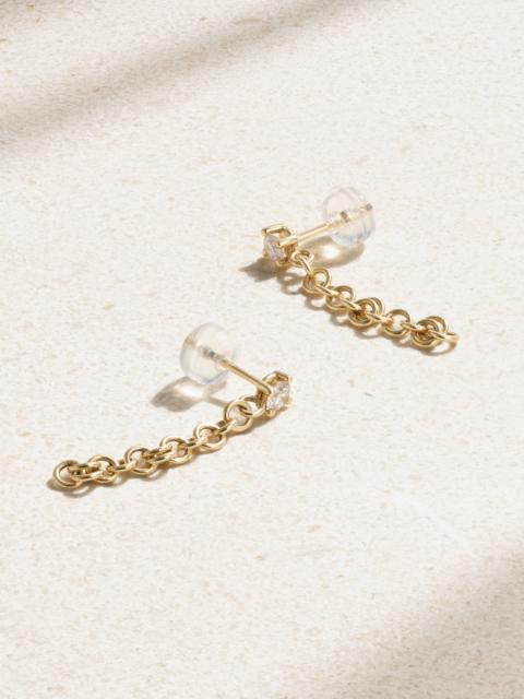Spinelli Kilcollin Anaka 14-karat Gold Diamond Earrings