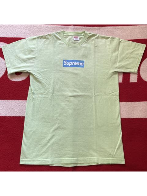 Supreme Supreme - Green Lime Blue Box Logo Tee Shirt 2006 Sz M S/S06