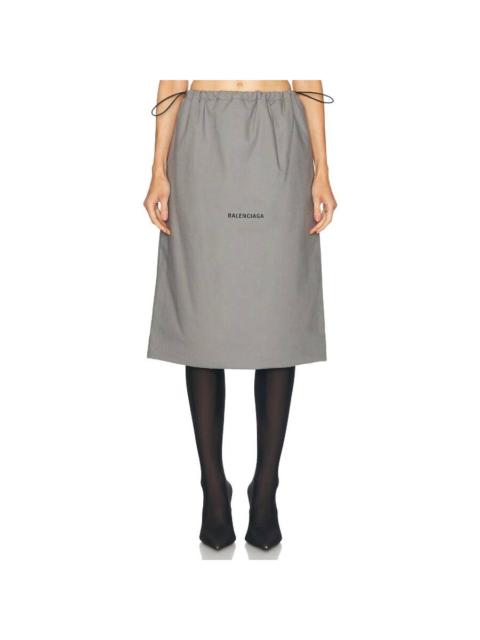 BALENCIAGA Balenciaga High Waist Shoe Bag Skirt, Size Small