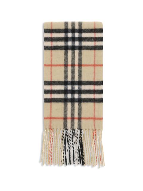 Burberry Burberry Men Thin Cashmere Check Scarf