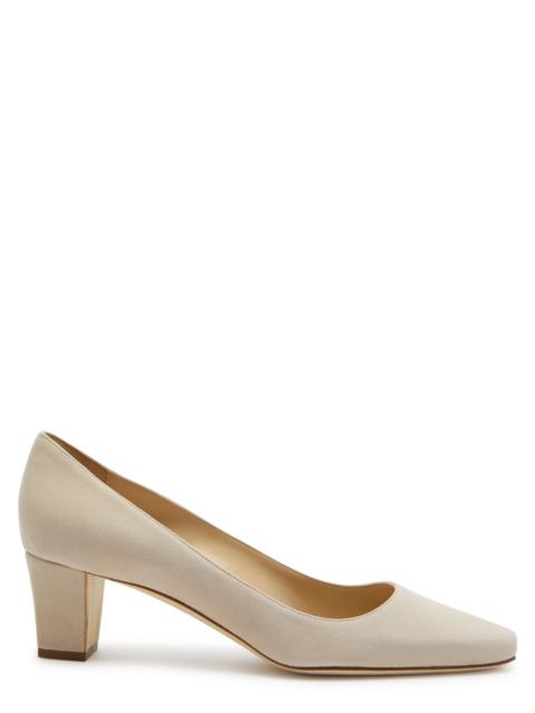 Manolo Blahnik Okkatopla 50 suede pumps