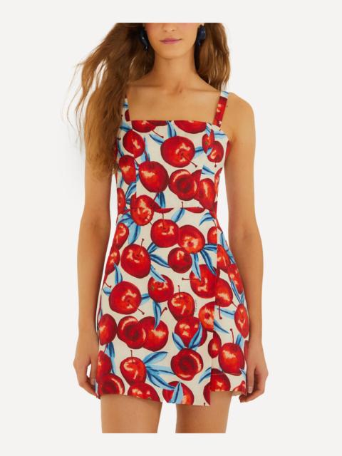 FARM RIO Cherry Blossom Sleeveless Mini Dress
