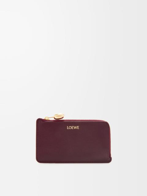 Loewe Pebble coin cardholder in shiny nappa calfskin