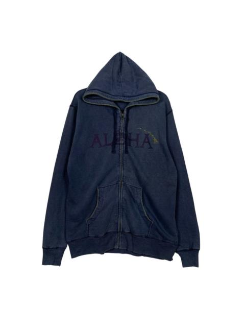 Other Designers Vintage - HONOLUA Surf ALOHA Big Logo Zipper Hoodies #3611-C165