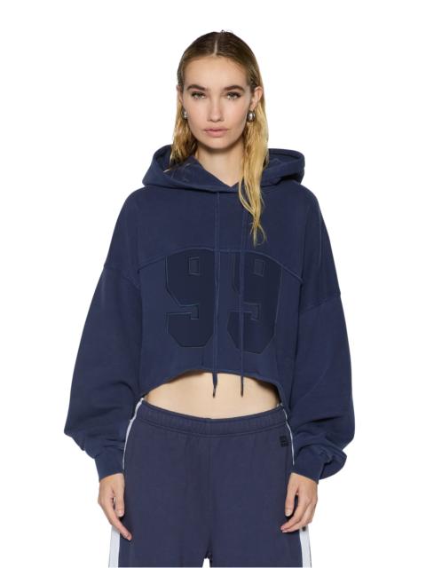 Ksubi OH G HOODIE CROPPED INK BLUE