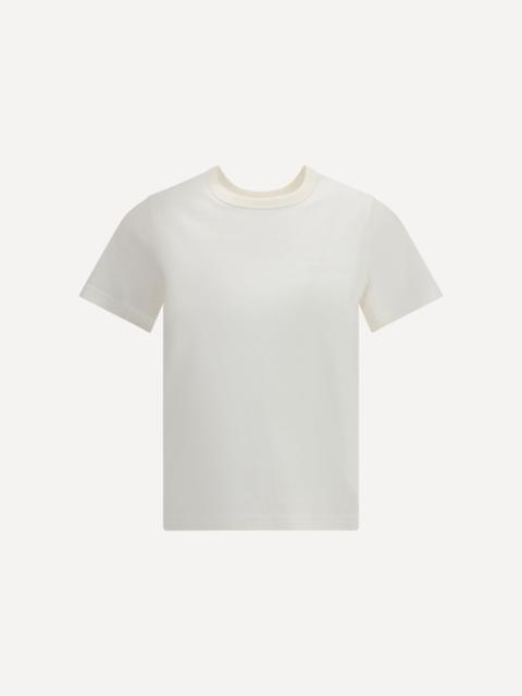 courrèges Embroidered logo T-Shirt