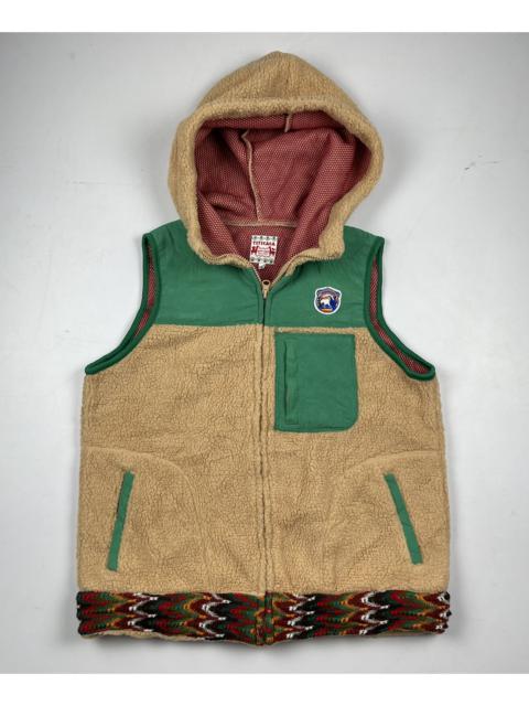 Other Designers Japanese Brand - titicaca fleece vest hoodie