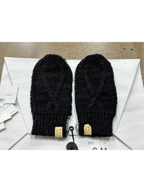 visvim VISVIM KNIT MITTEN N.D. Mud-dyed/Naturally dyed knit mittens