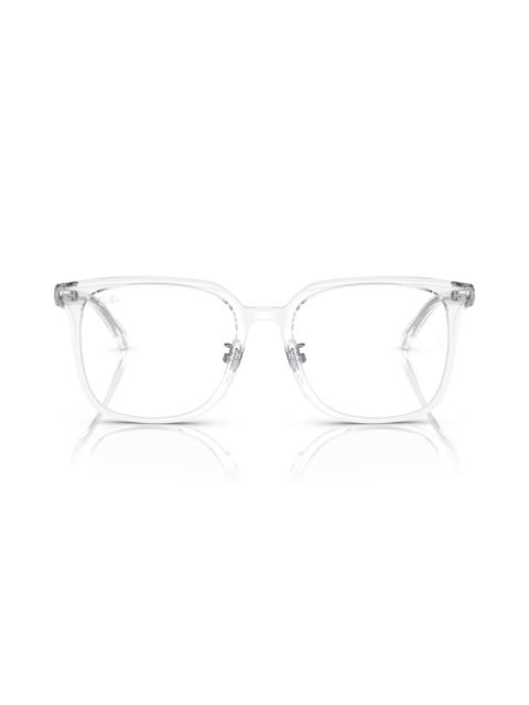 Ray-Ban Ray-Ban 54mm Square Optical Glasses in Turtledove at Nordstrom