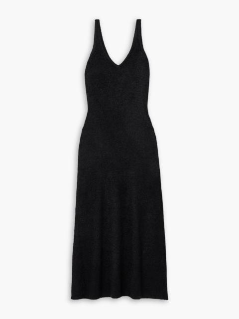 GABRIELA HEARST Downs silk and cashmere-blend midi dress