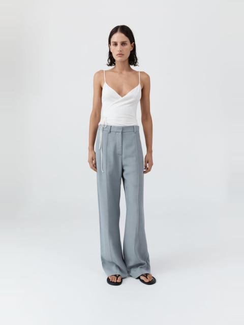 ST. AGNI Classic Pintuck Pants - Mist