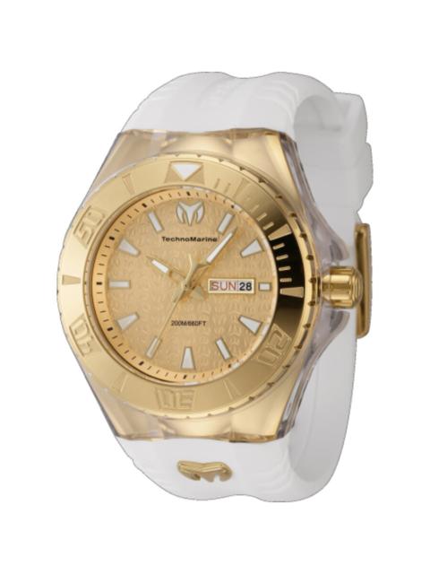 Other Designers TechnoMarine Cruise Quartz Gold Dial Men's Watch TM-122014
