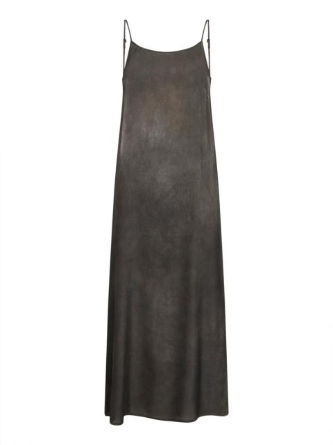 UMA WANG Grey ombre-effect stretch silk Anaya dress