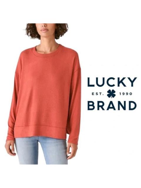 Other Designers Lucky Brand Tandoori Spice Crewneck Sweater Small